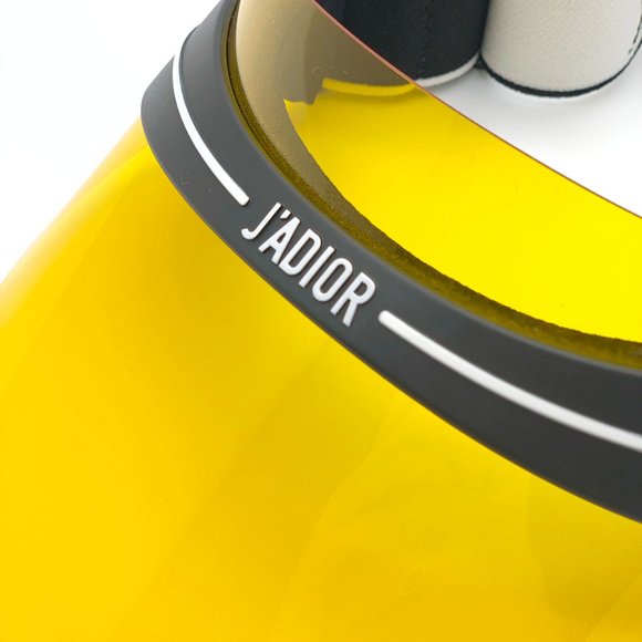 💯 NEW DIOR CLUB 1 OTL Yellow Visor Hat DIORClub1 - Picture 14 of 15
